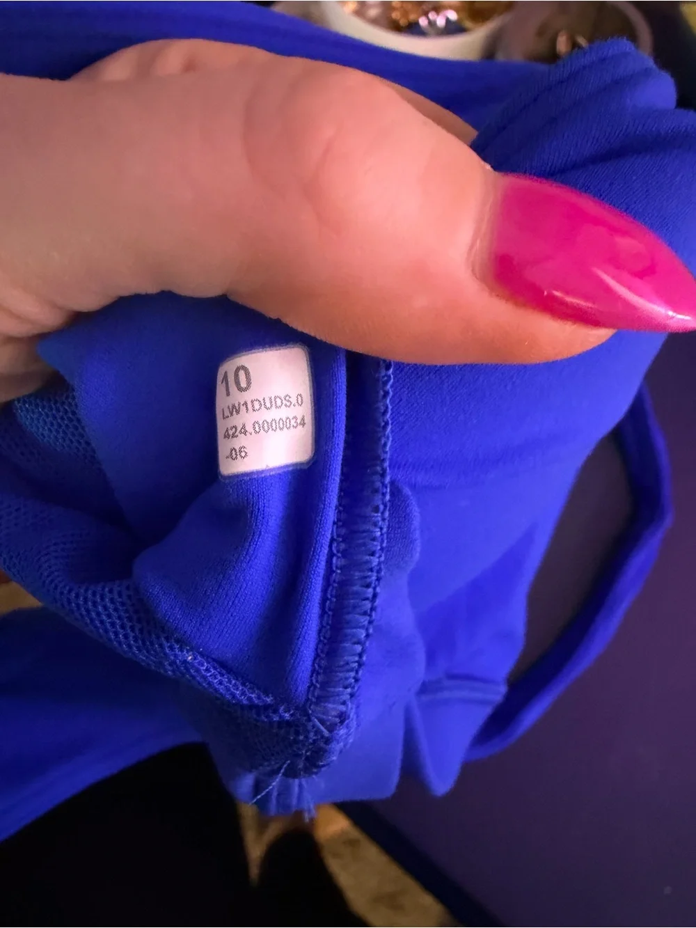 Lululemon Blue Align Tank Waist Length Size 10 Athletic Yoga Top